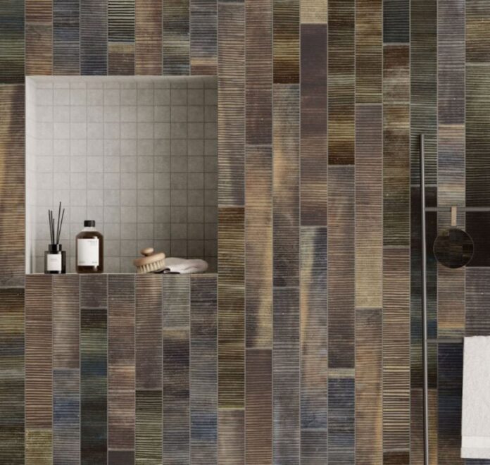 Japandi bathroom tiles